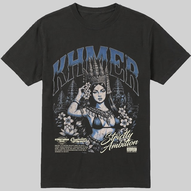 KHMER APSARA 2.O (BLUE) graphic TEE