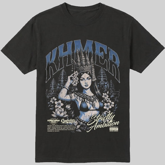 KHMER APSARA 2.O (BLUE) graphic TEE